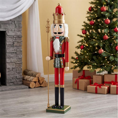 The Spirit Of Christmas - 60cm Wooden Nutcracker