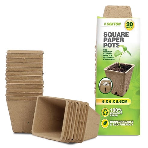 Dekton - Dekton Square Paper Plant Pots