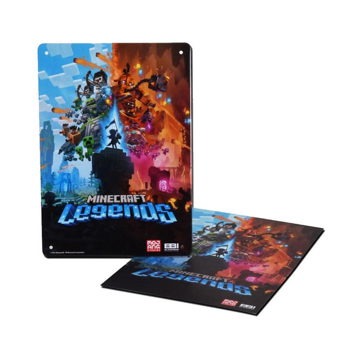 Minecraft None Legends Metal Poster -