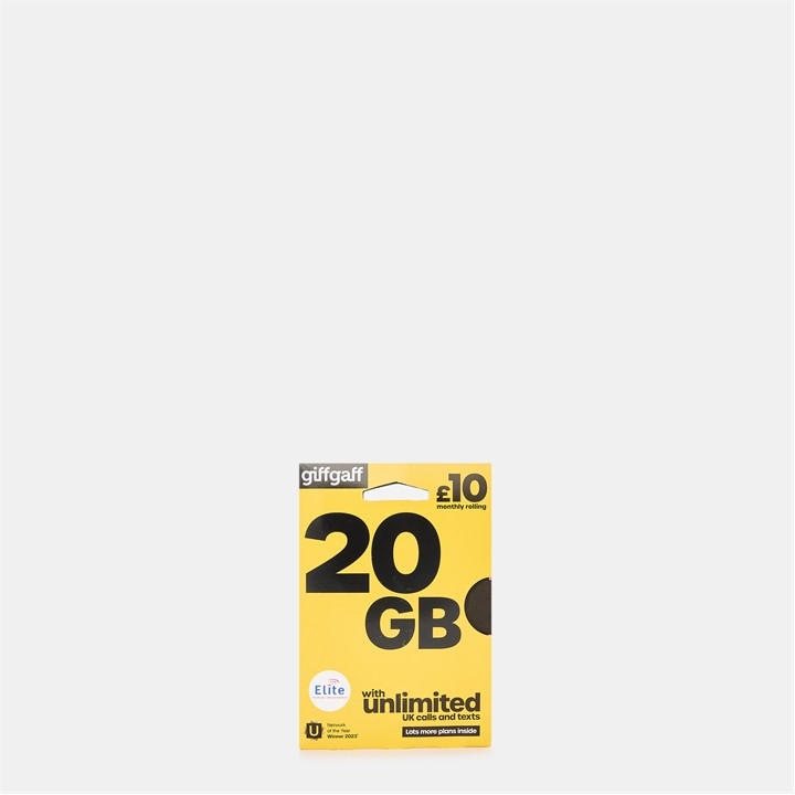 Game Unisex None Sim Giff Gaff Payg Tri -
