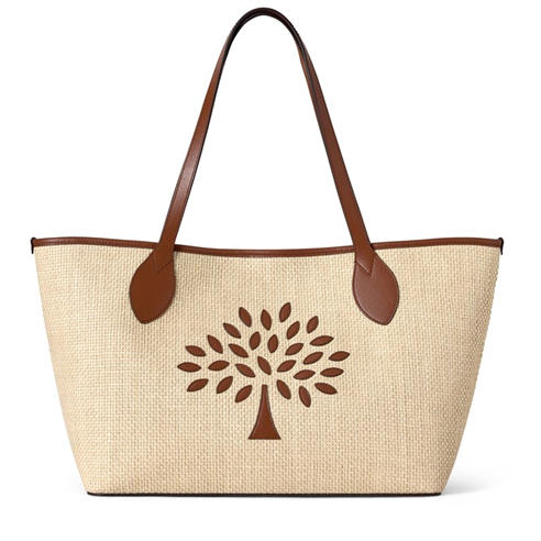 Mulberry - TREE RAFFIA SMALL TOTE