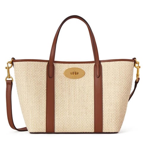 Mulberry - MINI BAYSWATER TOTE RAFFIA AND