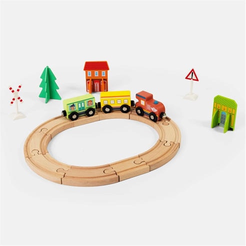 Tooky Toy - Town Train Set