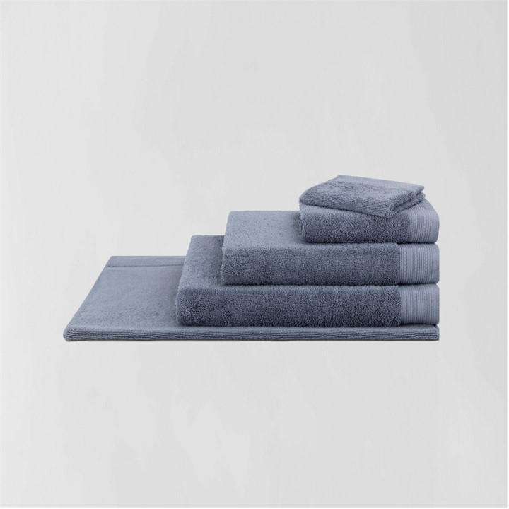Sheridan Unisex Blue Belford Cotton Towels Hand Towel