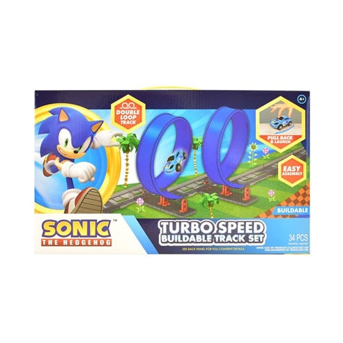 Sonic the Hedgehog - The Hedgehog Turbo Speed Buildable Track Set 34pc