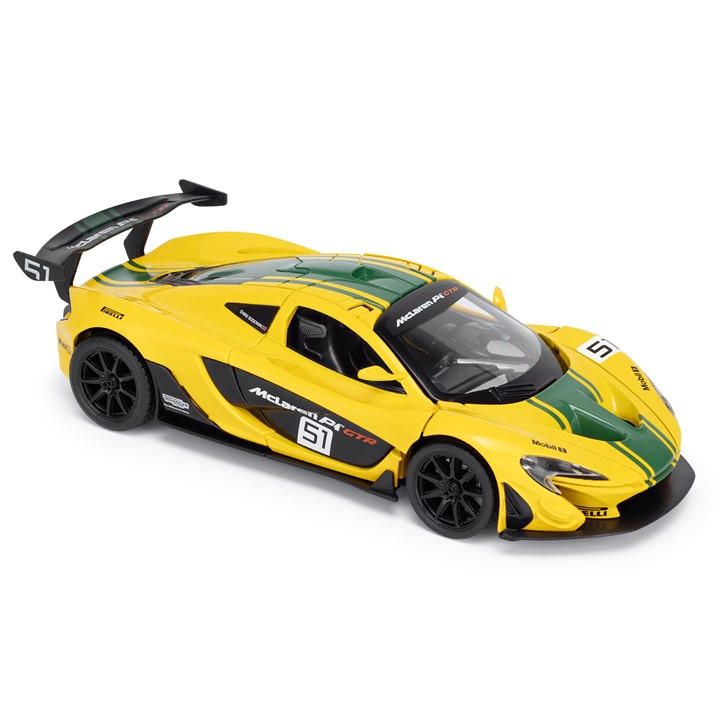 Cmj Unisex Kids Yellow Die Cast Officially Licensed Car 1:24 Scale