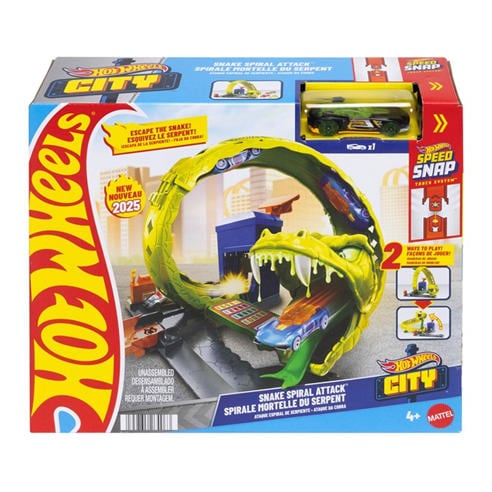 Hot Wheels - City Snake Attack Gas Station Playset