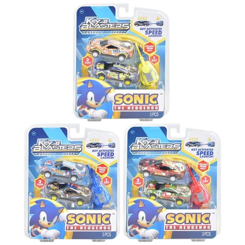 Sonic the Hedgehog - The Hedgehog Key Blaster Car 2pk