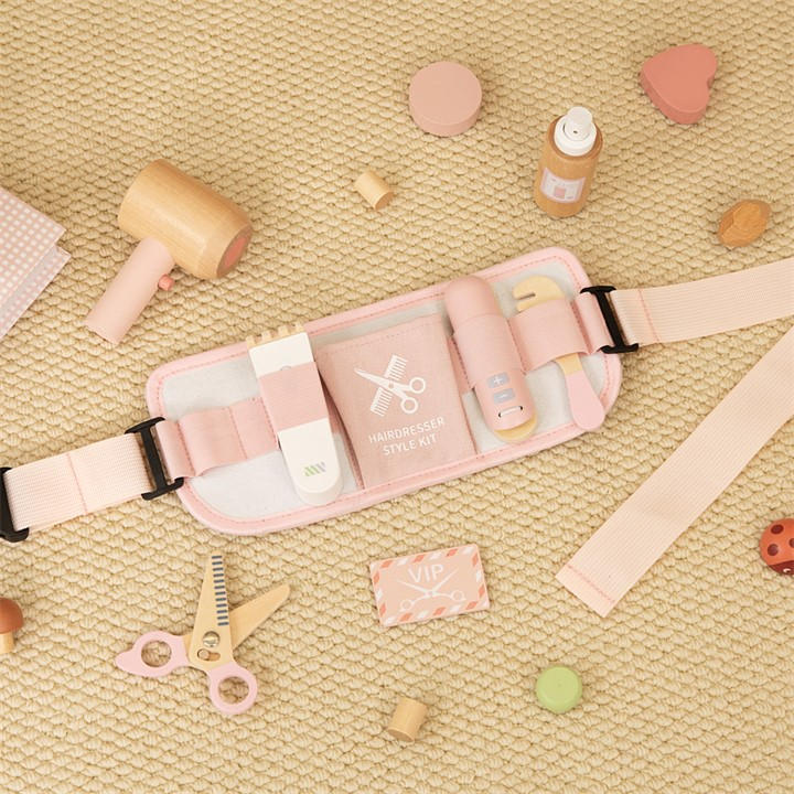 Tooky Toys Wooden Hairdresser Styling Belt Pink FRASERS