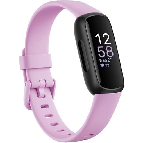 Fitbit - Inspire 3 Black/ Lilac Bliss
