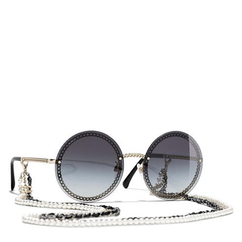 CHANEL - CHANEL ROUND CHAIN SUNGLASSES