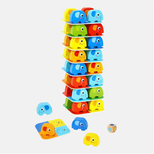 Tooky Toy - Elephant Stacking Game