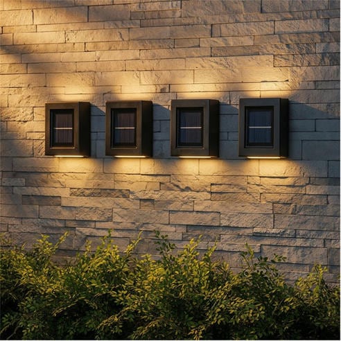 Streetwize - Solar Wall 2 Way Light 4-Pack