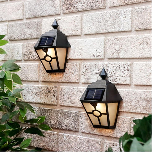 Streetwize - Solar Wall-Mounted Lanterns 2-Pack