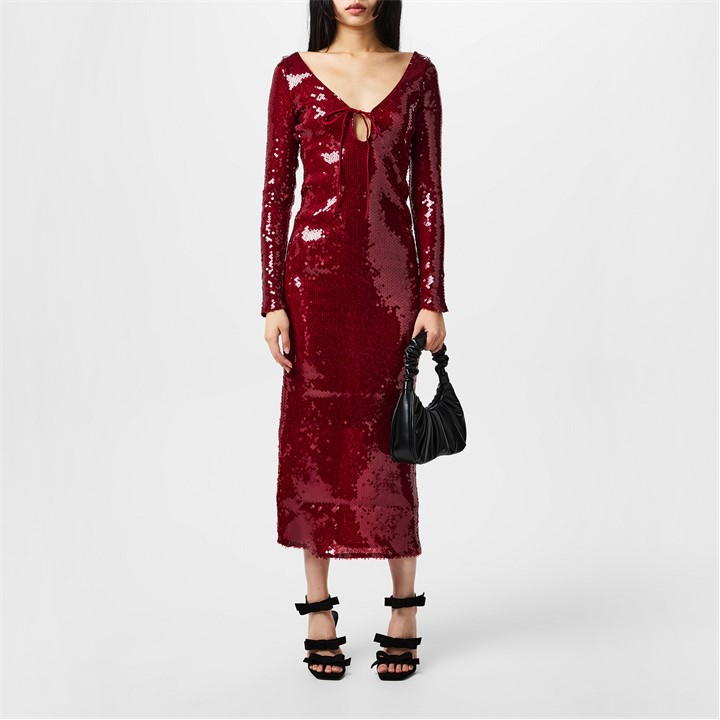 BARDOT VERONA SEQUIN MIDAXI DRESS
