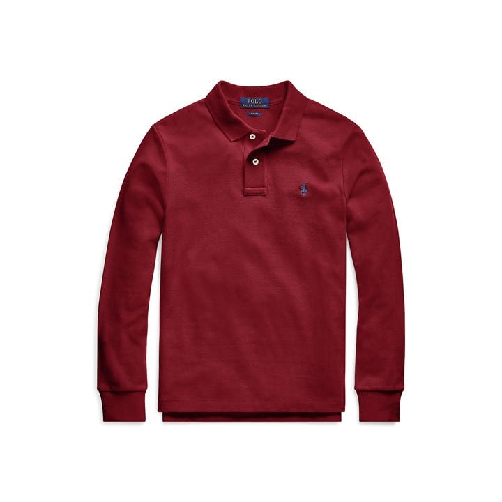 Polo Ralph Lauren Polo LS Polo Jn44 - Red