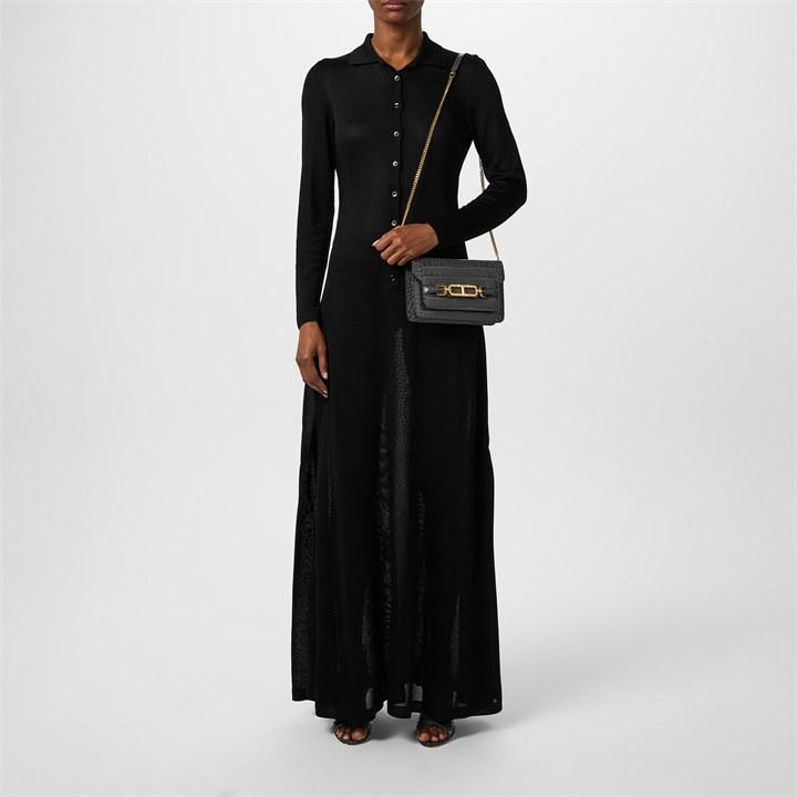 TOM FORD Slinky Maxi Dress - Black