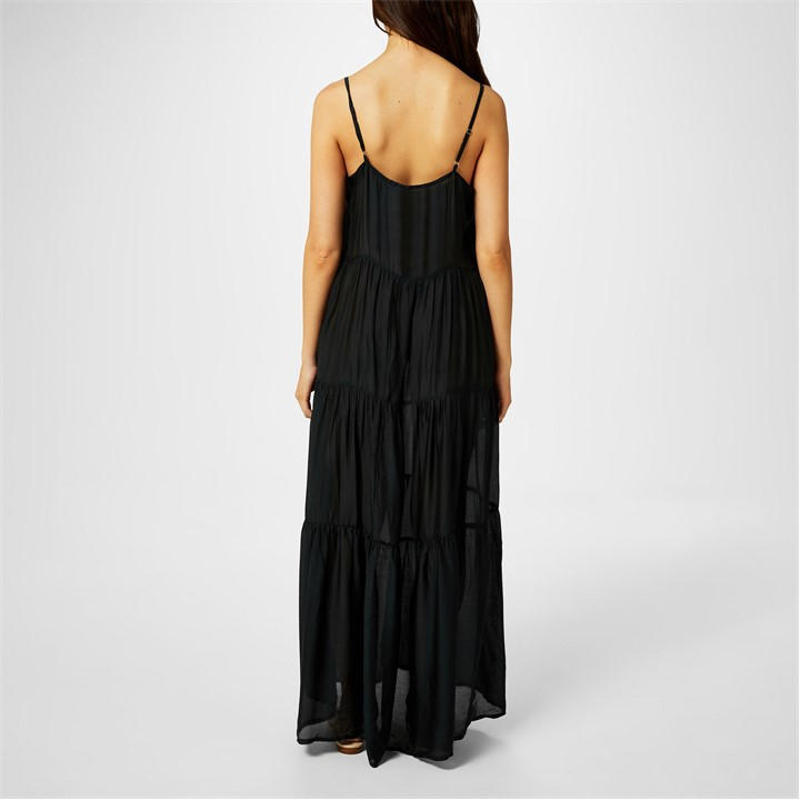 Black - Polo Ralph Lauren - Polo Ralph Lauren Quinn Maxi Dress Womens