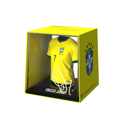 U and I Entertainment - Vini Jr Brazil Home Jersey Model