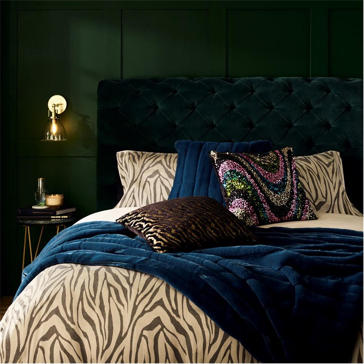 Biba Biba x Tess Daly Zebra Duvet Set Zebra FRASERS