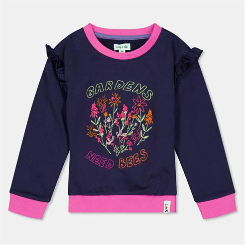 Lilly and Sid - Kids' Crew Sweatshirt