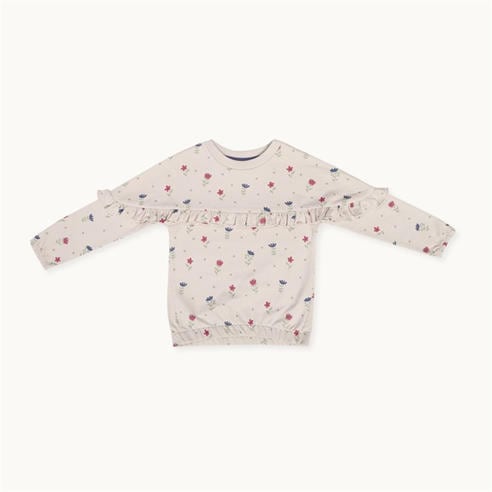 Lilly and Sid - Kids' Floral Crew Sweatshirt