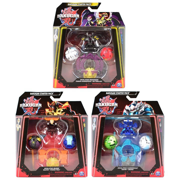 Spin Master Bakugan Starter Pack Action Figures - Multi