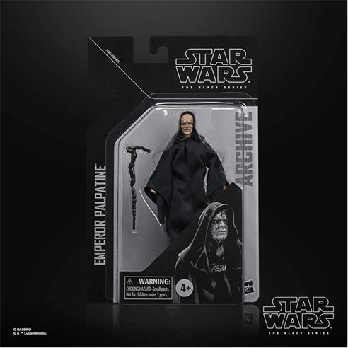 Star Wars - Wars Hasbro The Black Series Archive Emperor Palpatine Toy Scale Return of the Jedi Action Fig