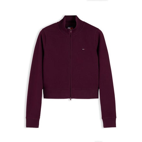 Tommy Jeans - Women's Essential Fitted Full-Zip Cotton Fleece