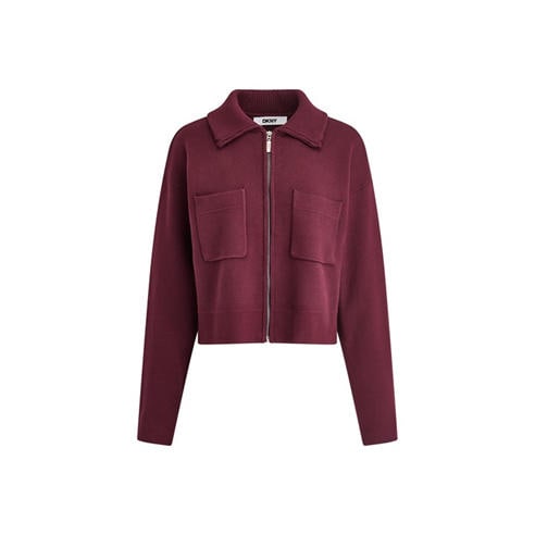 DKNY - DKNY FZ Knit Jkt Ld64