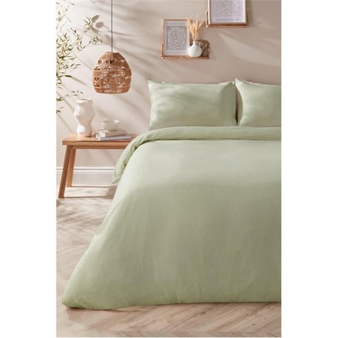 Homelife - Washed Linen Blend Duvet Set